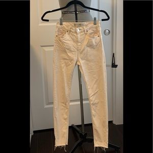 Topshop cream denim. ONLY USED ONCE